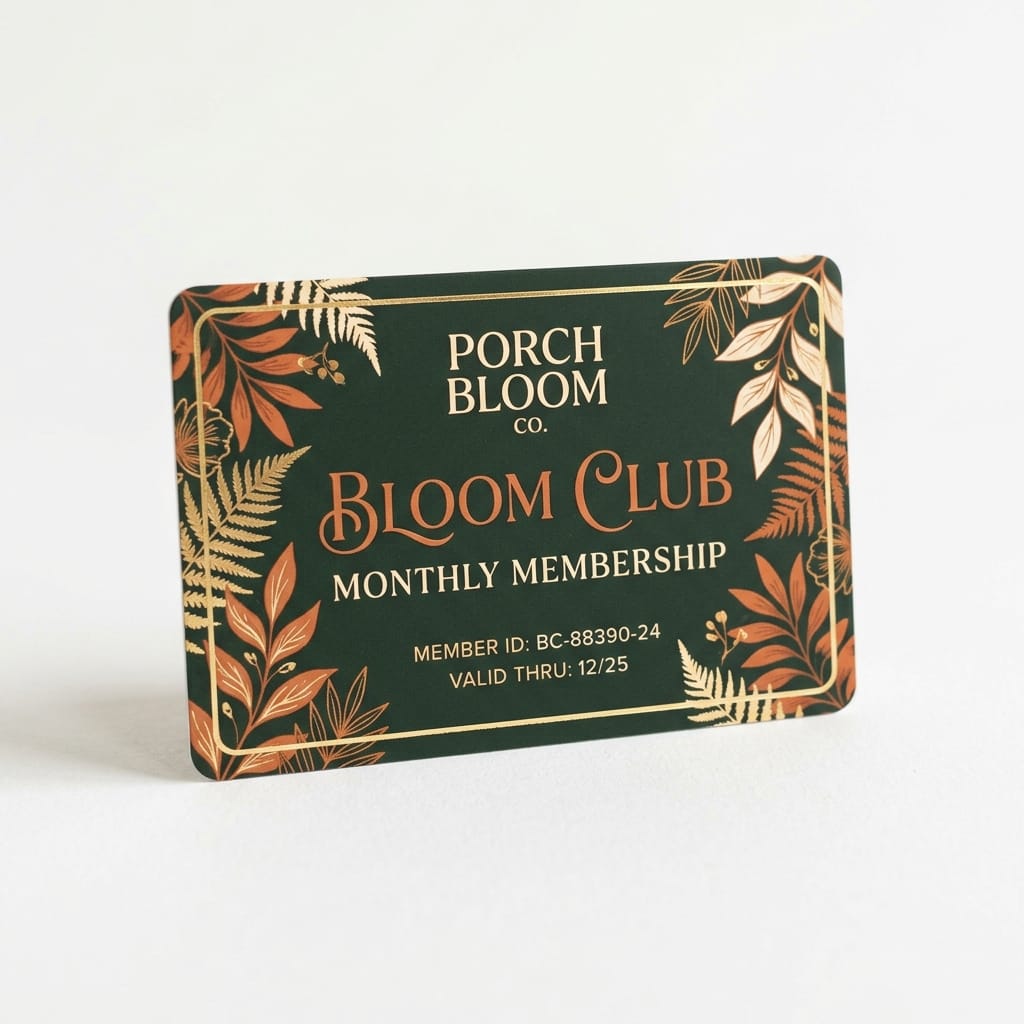 Porch Bloom Co Bloom Club — Monthly Membership